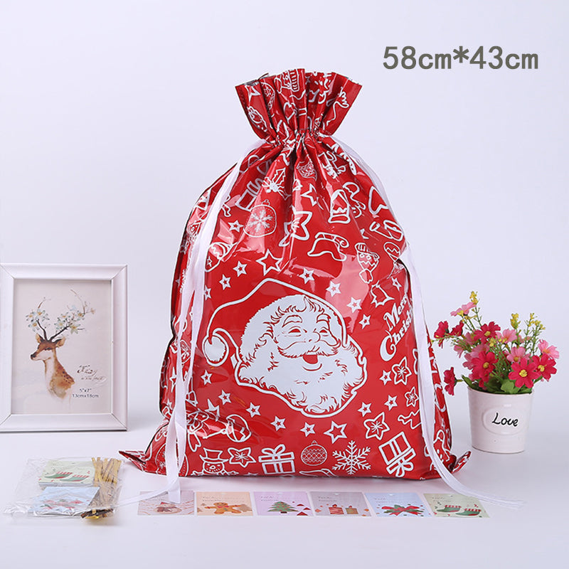 🎅Christmas Sales🎄Drawstring Christmas Gift Bags (Biodegradable)