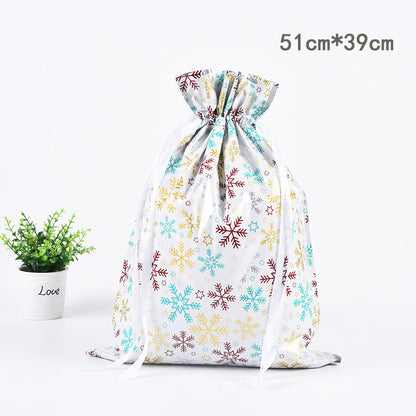 🎅Christmas Sales🎄Drawstring Christmas Gift Bags (Biodegradable)
