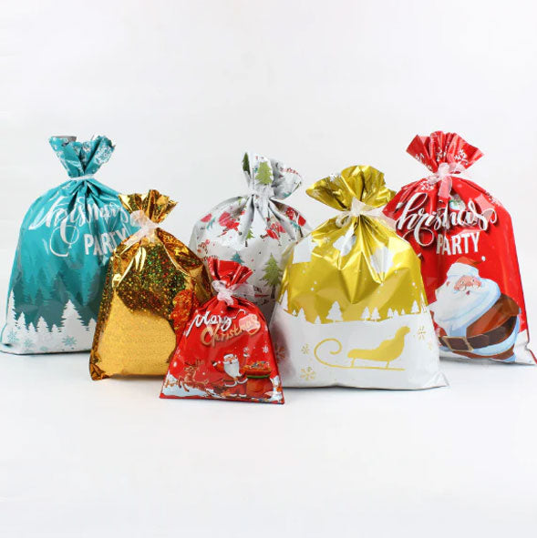 🎅Christmas Sales🎄Drawstring Christmas Gift Bags (Biodegradable)
