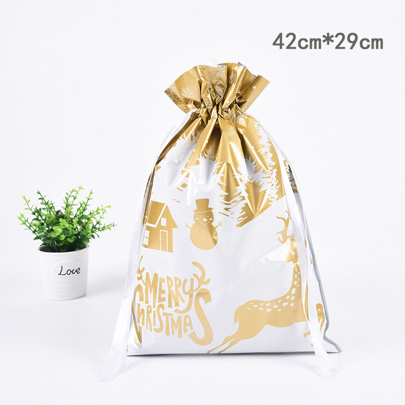 🎅Christmas Sales🎄Drawstring Christmas Gift Bags (Biodegradable)