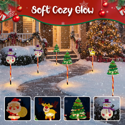 🎄🎅Christmas Sales 50% OFF🔥🎁6-Pack Solar Christmas Decorative Lights