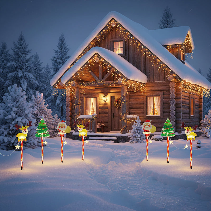 🎄🎅Christmas Sales 50% OFF🔥🎁6-Pack Solar Christmas Decorative Lights
