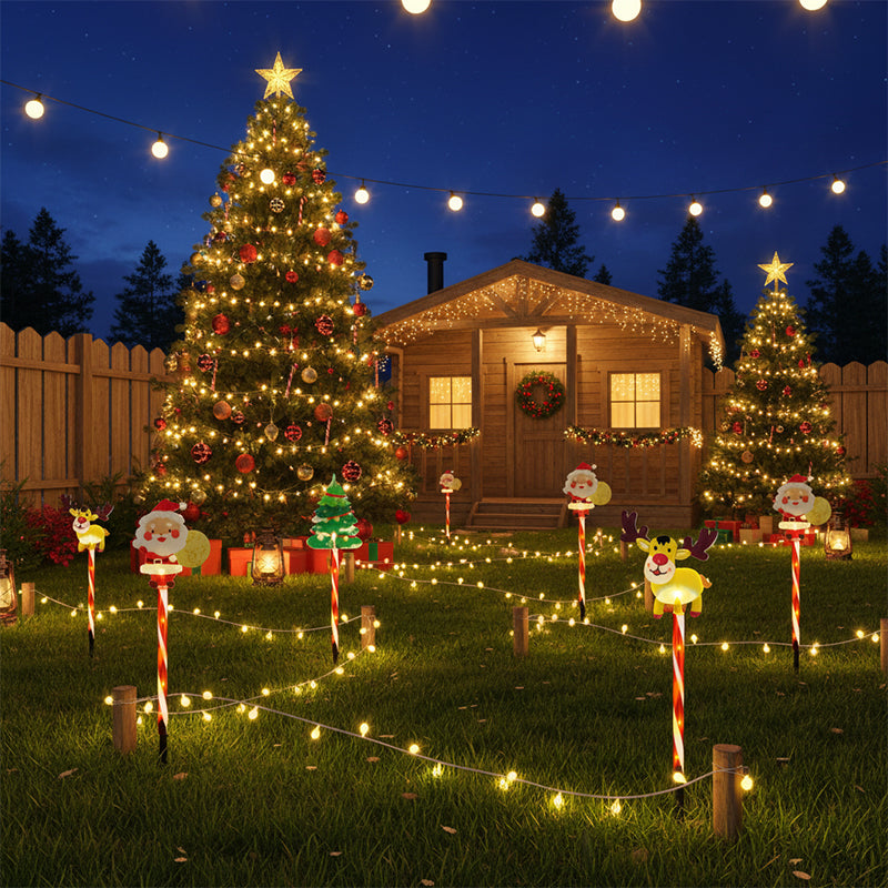 🎄🎅Christmas Sales 50% OFF🔥🎁6-Pack Solar Christmas Decorative Lights